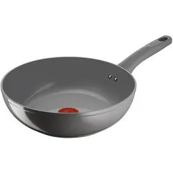 Lagostina Wok 28cm Antihaftbeschichtung, Pfanne + Kochtopf, Grau