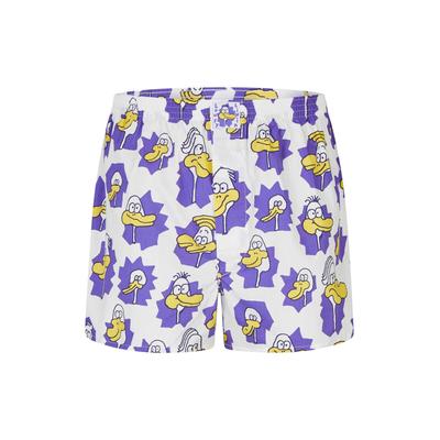 Boxershorts LOUSY LIVIN "Greater Animals", Herren, Gr. XL, bunt (blau), 100% Baumwolle, Unterhosen, mit verschiedenen Tiermotive