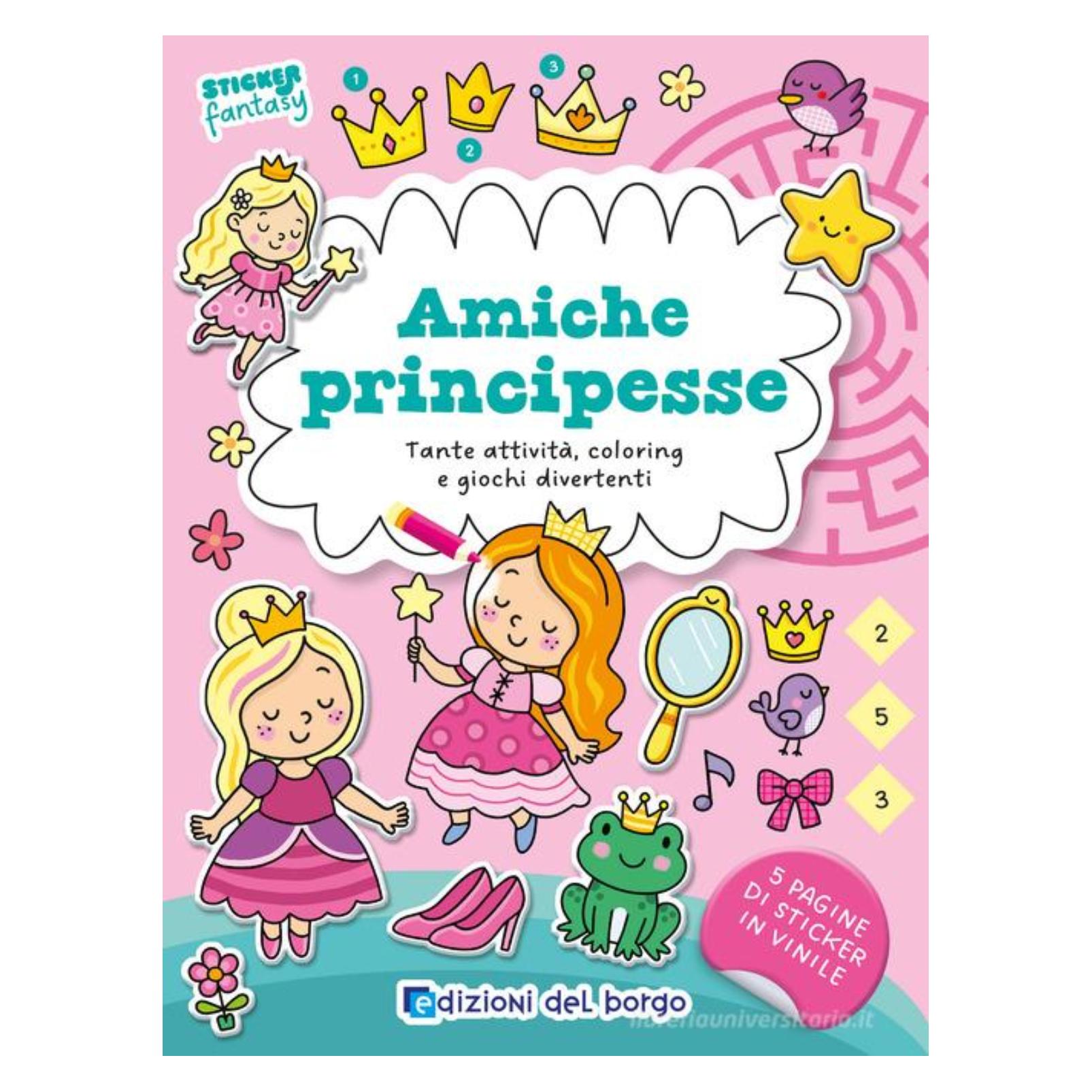 Edizioni del Borgo Amiche Principesse - Sticker Fantasy (70041368)