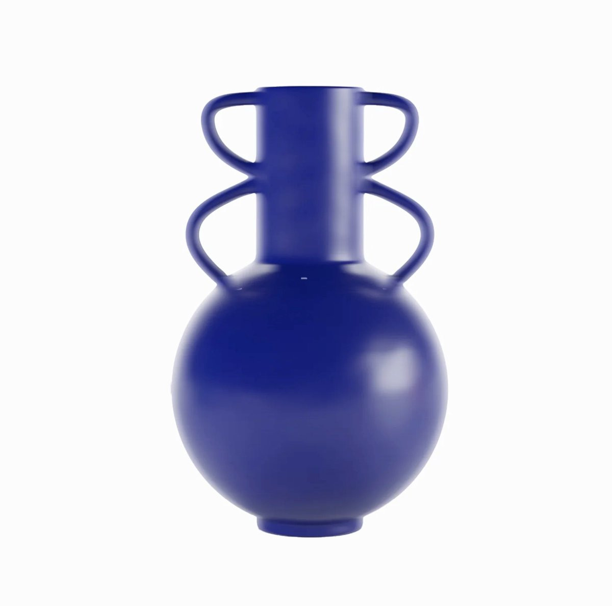 Blauwe Keramieken Design Vaas voor Decoratie