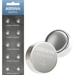 Absina Knopfzelle 377 1.55 V 10 St. Silberoxid 401044