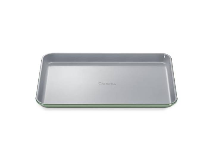 Caraway Antihaft-Backblech, keramikbeschichtet, 38,1 x 25,4 cm Natürlich glatte Keramikbeschichtung, ungiftig, PTFE- und PFOA-frei, perfekt zum Backen, Braten, Medium, Salbei