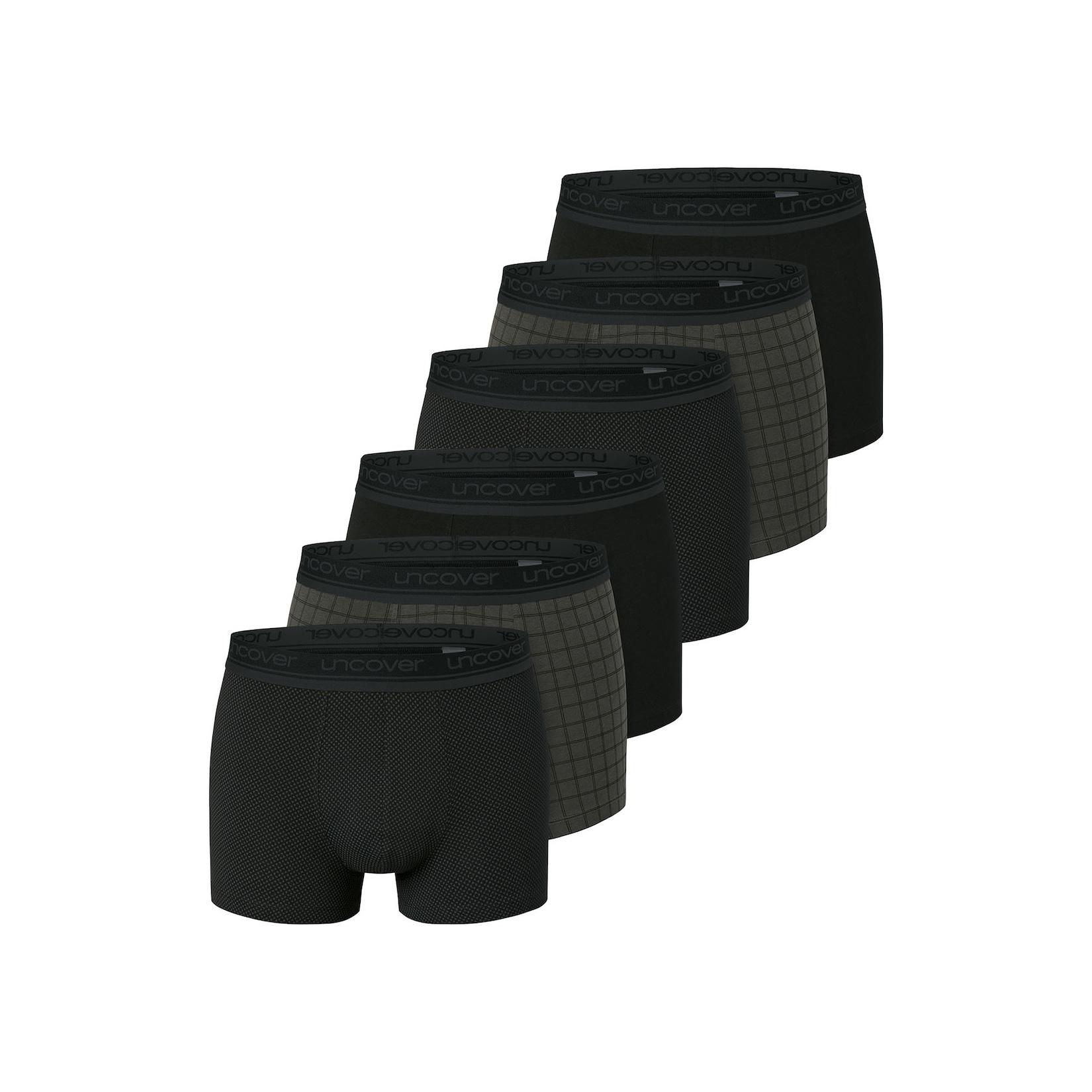 uncover by SCHIESSER Herren Trunk Cotton Serie 6er Pack