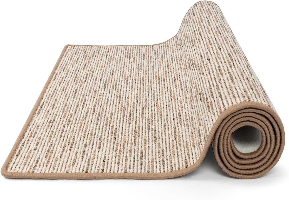 Op maat gemaakt tapijtloper voor gang, keuken of woonkamer - Beige
