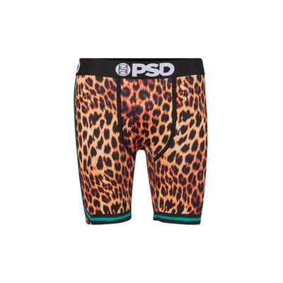 Boxershorts PSD "PSD WILDIN OUT", Herren, Gr. S, 1 Stk., braun (multi), 88% Polyester, 12% Elasthan, Unterhosen