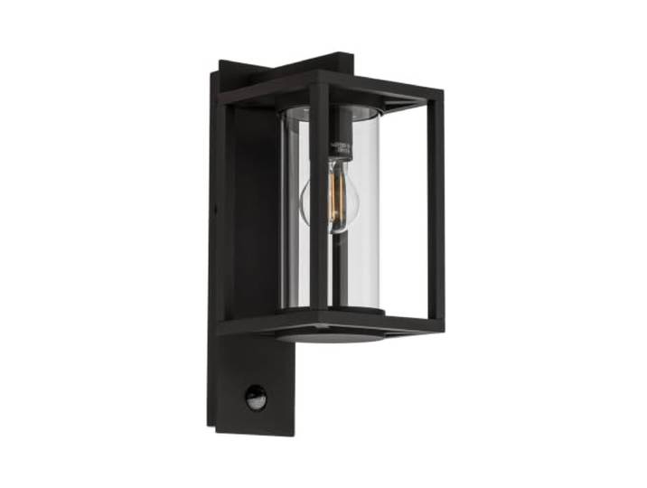 Lucande Applique extérieure Ferda à intensité variable (Moderne) en Noir Aluminium (1 lampe\,à E27)\, pour mur extérieur/façade de maison terrasse und balcon