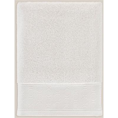 Handtuch EGERIA "Cycle", weiß (ivory), B:50cm L:90cm, Frottier, Baumwolle, Handtücher, 50x90 cm