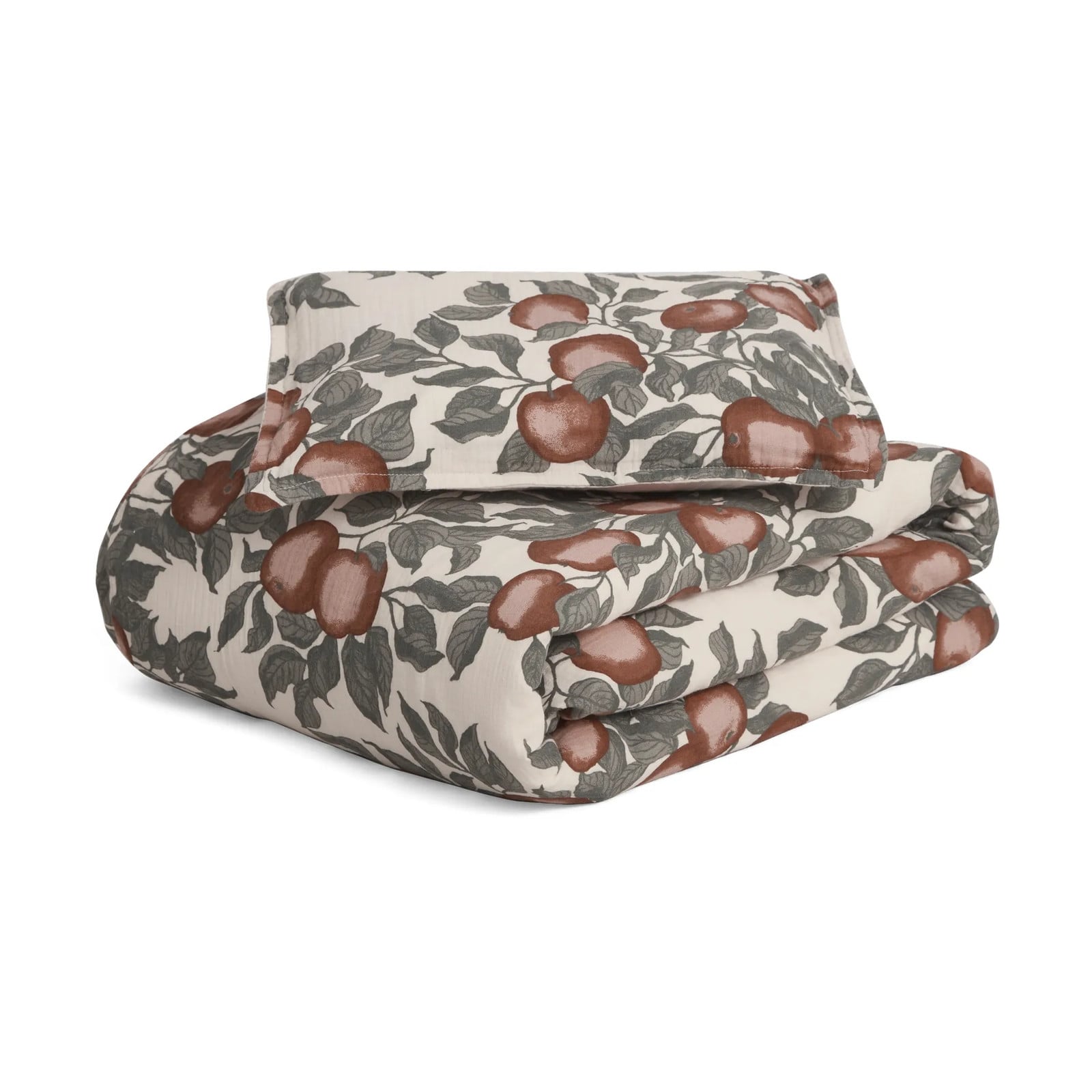Garbo&Friends Pomme Muslin beddengoedset voor kinderen, 100 x 140 cm en 40 x 45 cm