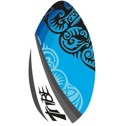 Skimboard Tribe aus Holz in Blau-Schwarz-Weiß, ca. 94 x 50 cm