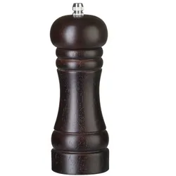 HENDI Pfeffermühle aus Holz, Holz dunkel, ⌀57x(H)165mm