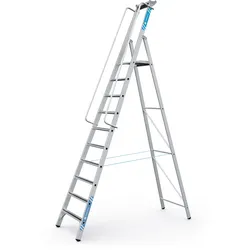 ZARGES Meistertritt S - LM-Stehleiter m Plattform 10 Stufen