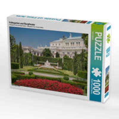 CALVENDO Puzzle Volksgarten und Burgtheater | 1000 Teile Lege-Größe 64x48cm Foto-Puzzle für glückliche Stunden