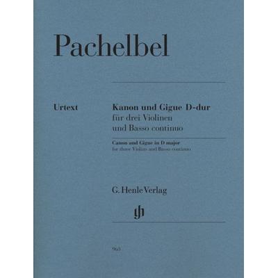 Johann Pachelbel - Kanon und Gigue D-dur für drei Violinen und Basso continuo -