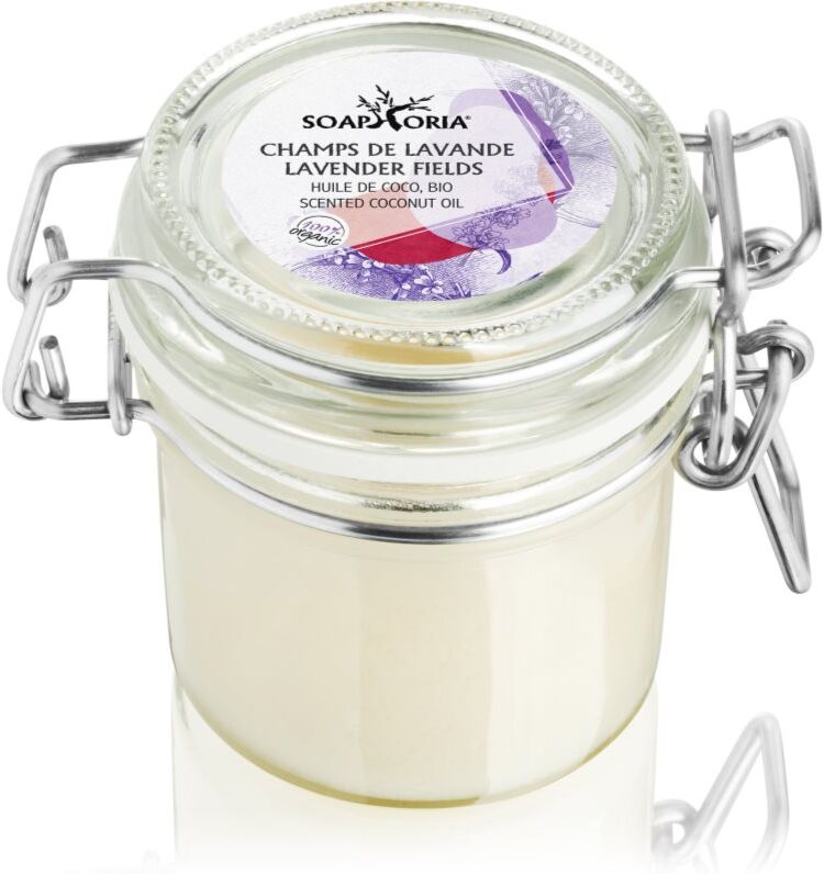 Soaphoria Lavender Fields Scented Coconut Oil organic coconut oil with lavender fragrance 125 ml
