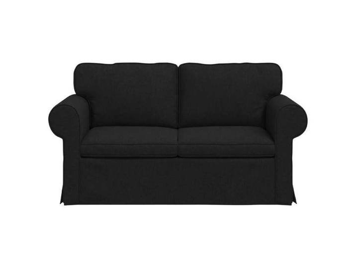 Sofa de séjour(Noir) Canapé Noir 155x82x80 cm tissu pour intérieur _01_3588