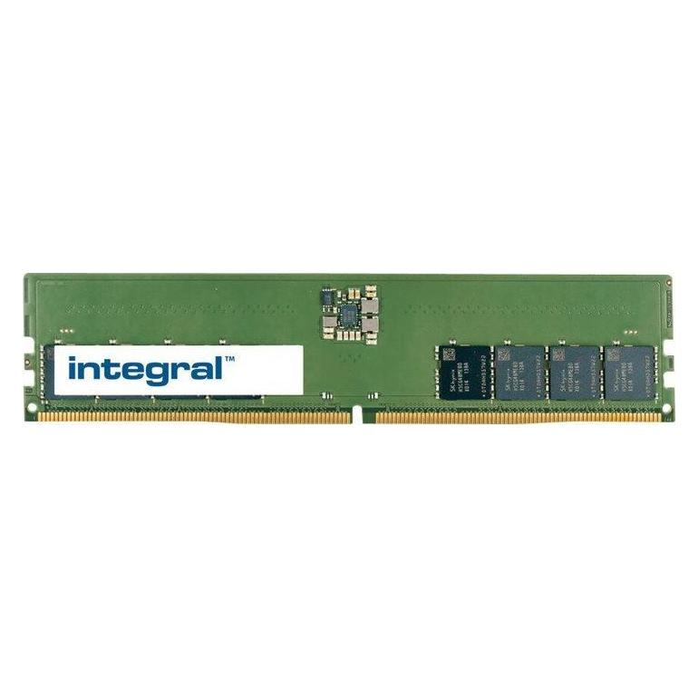 Integral 16GB DIMM DDR5 4800MHZ UNBUF NO-ECC 1.1V (1 x 16GB, 4800 MHz, DDR5-RAM, DIMM) (IN5T16GNHRBX)