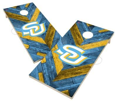 Skip's Garage Southern University Jaguars Cornhole Board Set