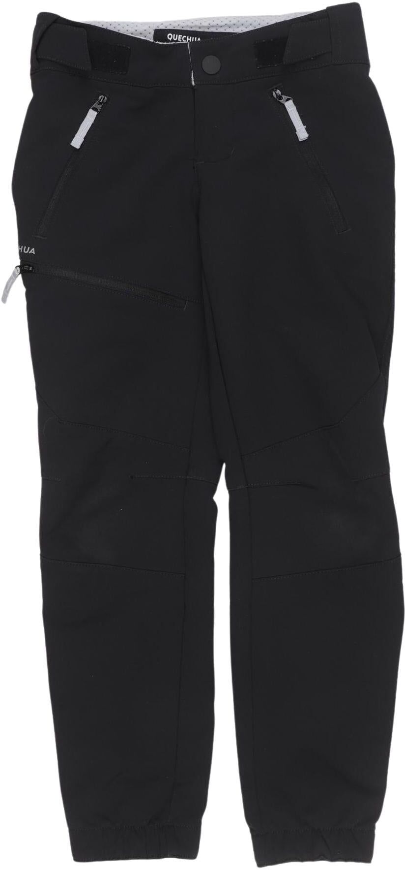 quechua Jungen Stoffhose, Schwarz, Gr. EU 122, Synthetik / Elasthan - Second Hand