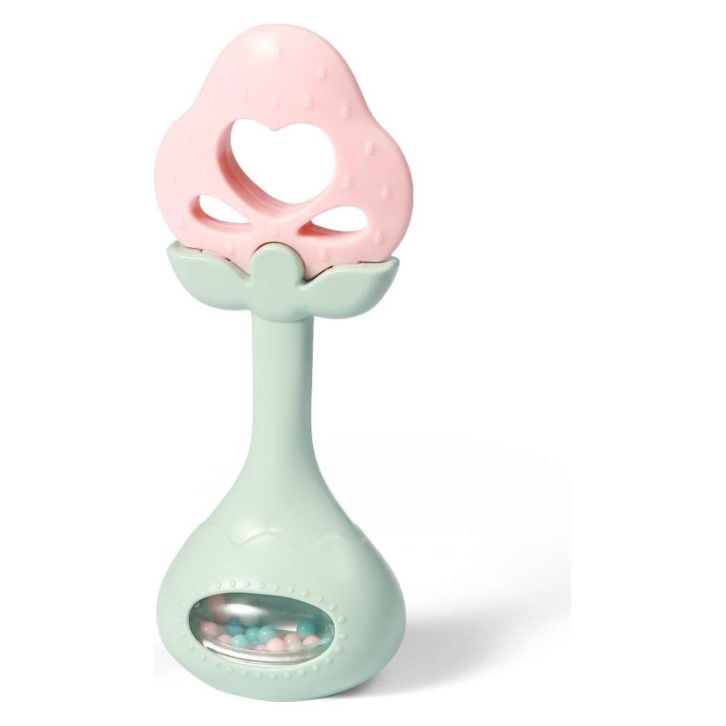 Babyono Erdbeer Beissring - Rassel (0 Monate) (ON499)