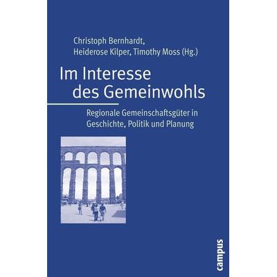 Im Interesse des Gemeinwohls, Taschenbuch von Christoph Bernhardt,Heiderose Kilper,Timothy Moss, Campus, 978-3-593-39012-3