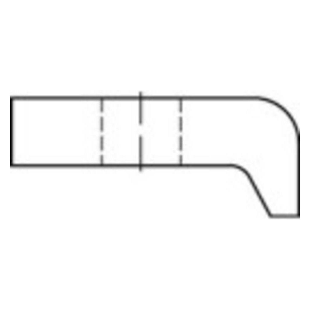Toolcraft Klemmplatten DIN 3568 14 mm St (1 Stk.) (137758)