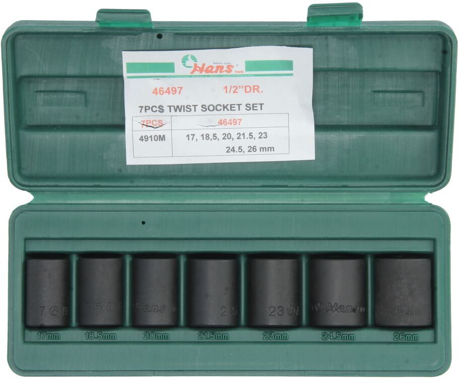 Hans Set di chiavi a bussola per lo scompartimento 46497