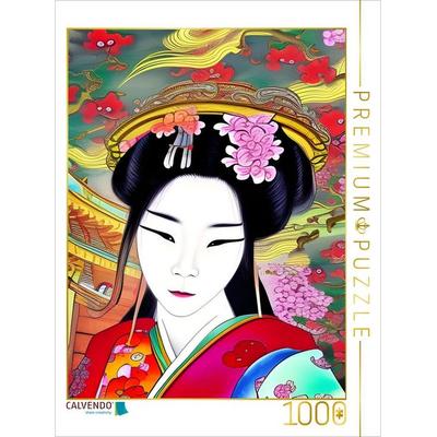 CALVENDO Puzzle Geisha | 1000 Teile Lege-Größe 64x48cm Foto-Puzzle für glückliche Stunden