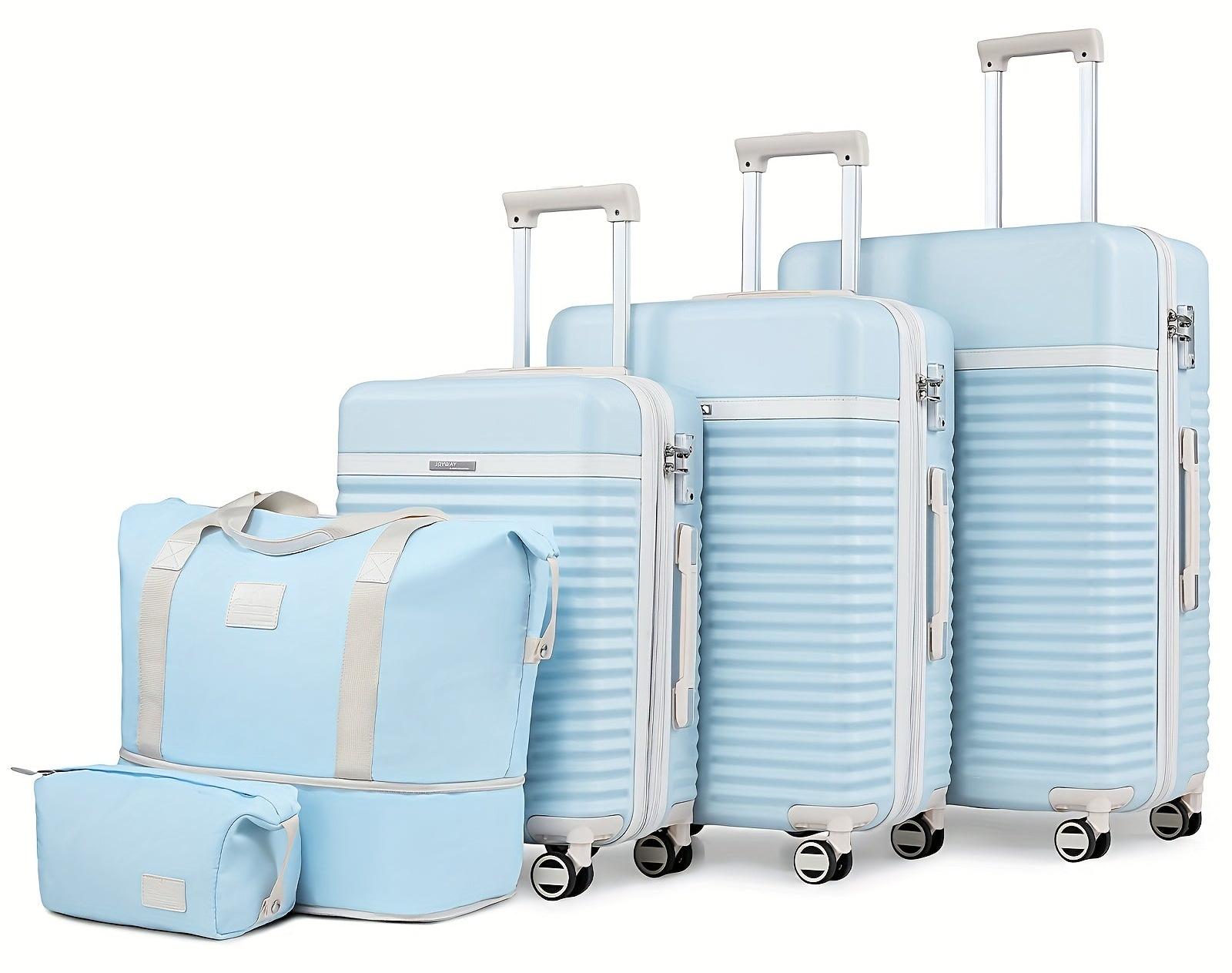 Koffer-Set - Reisekoffer - Trolley - Hartschalenkoffer - Gepäck-Set - 5-teilig - ABS-Hartschale - TSA-Schloss