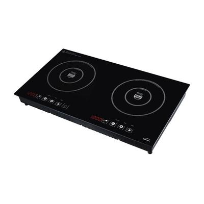 LACOR Duales horizontales Induktionskochfeld, 3500 W, 5,3 Tonnen, Eisen, Schwarz