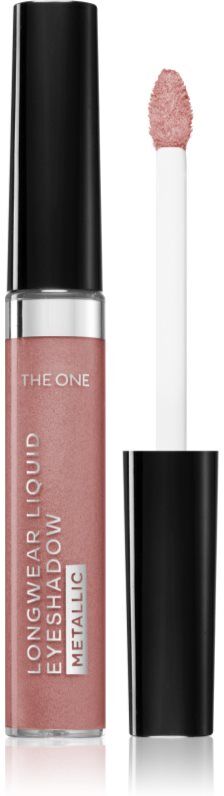 Oriflame The One Metallic fard à paupières liquide teinte Rosy Peach 5 ml