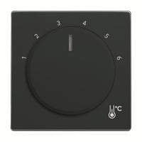 Zentralscheibe Temperatur rund 1794 R-81, Thermostat anthrazit, Retail