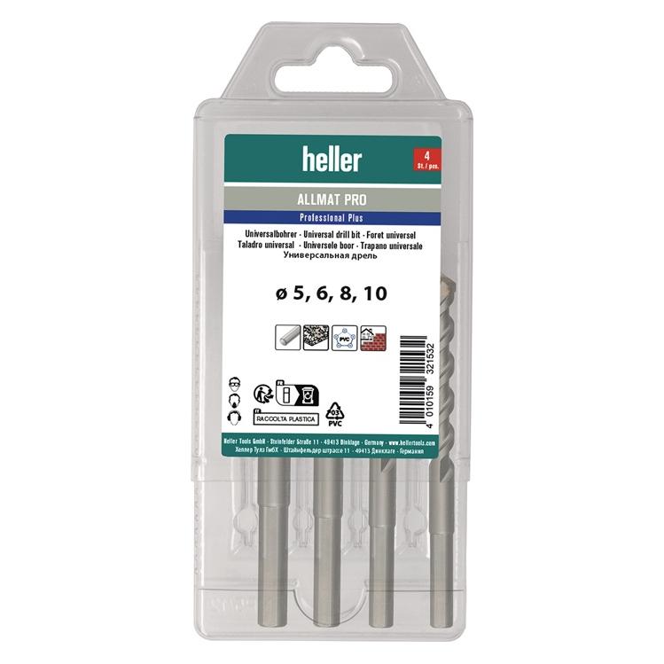 Heller Universalbohrersatz ALLMAT PRO (10 mm, 5 mm, 6 mm, 8 mm) (32153)