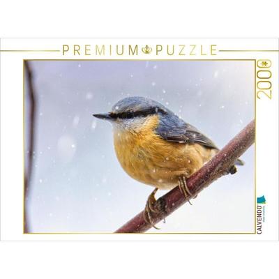 CALVENDO Puzzle Kleiber im Winter | 2000 Teile Lege-Größe 90x67cm Foto-Puzzle für glückliche Stunden, Sonstige von , Calvendo Puzzle