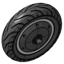 Hinterrad mit Motor 500 Watt (Sirius)