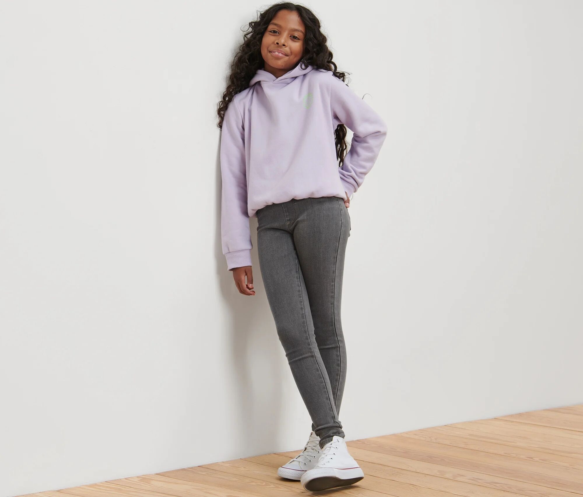 Tchibo - Kinder-Treggings – Fit »Jule« - Kinder - Gr. 170/176 - grau