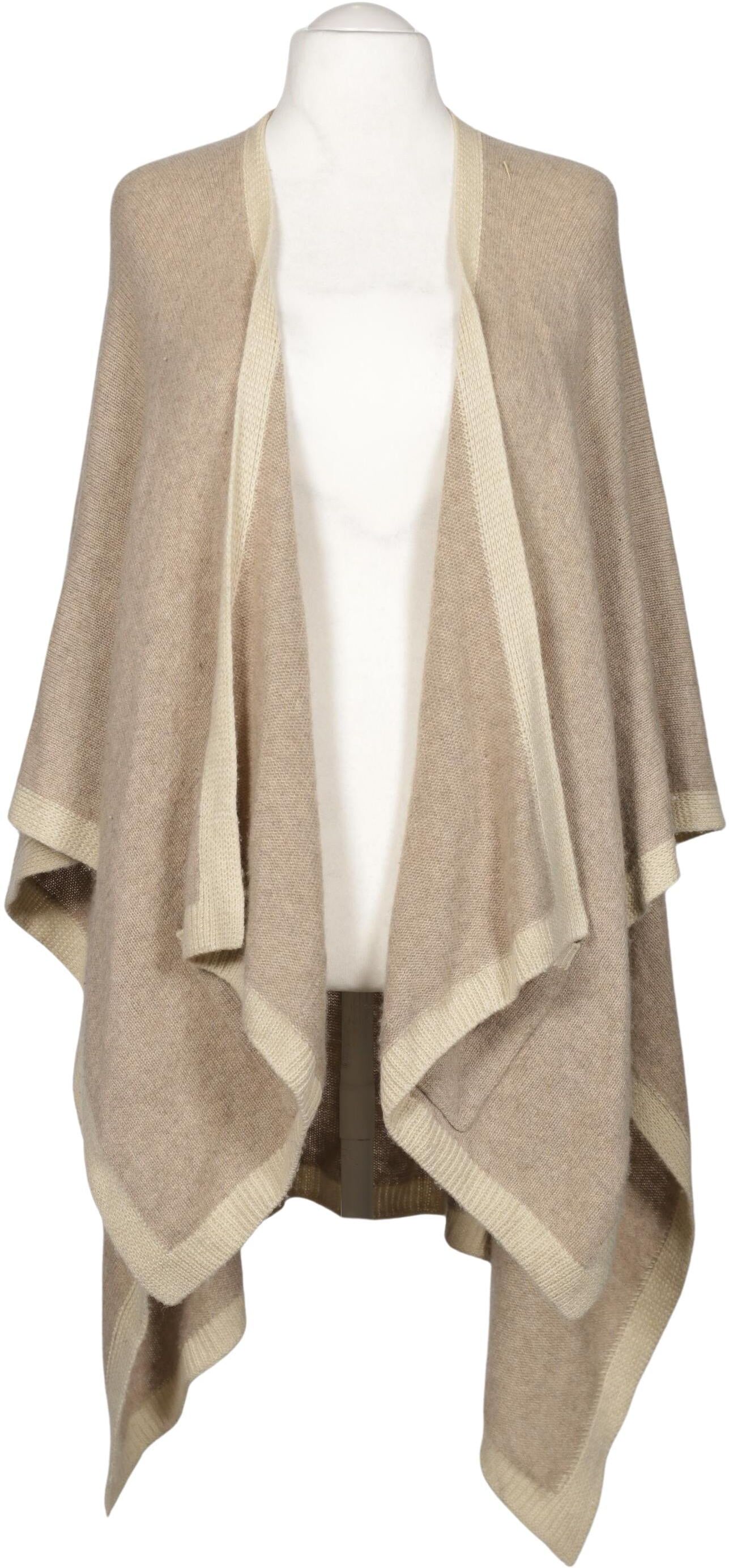philo sofie Damen Strickjacke, Beige, Gr. Onesize, Kaschmir - Second Hand