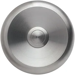 Grothe, Klingel + Türsprechanlage, Klingeltaster rund 80mm Edelstahl ETA S 100 (Kabelgebunden)