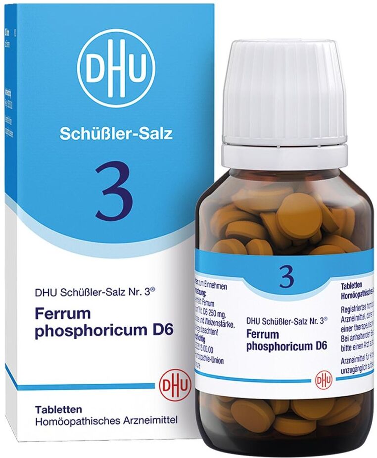 DHU Schüßler-Salz Nummer 3 Ferrum phosphoricum D6 Tabletten