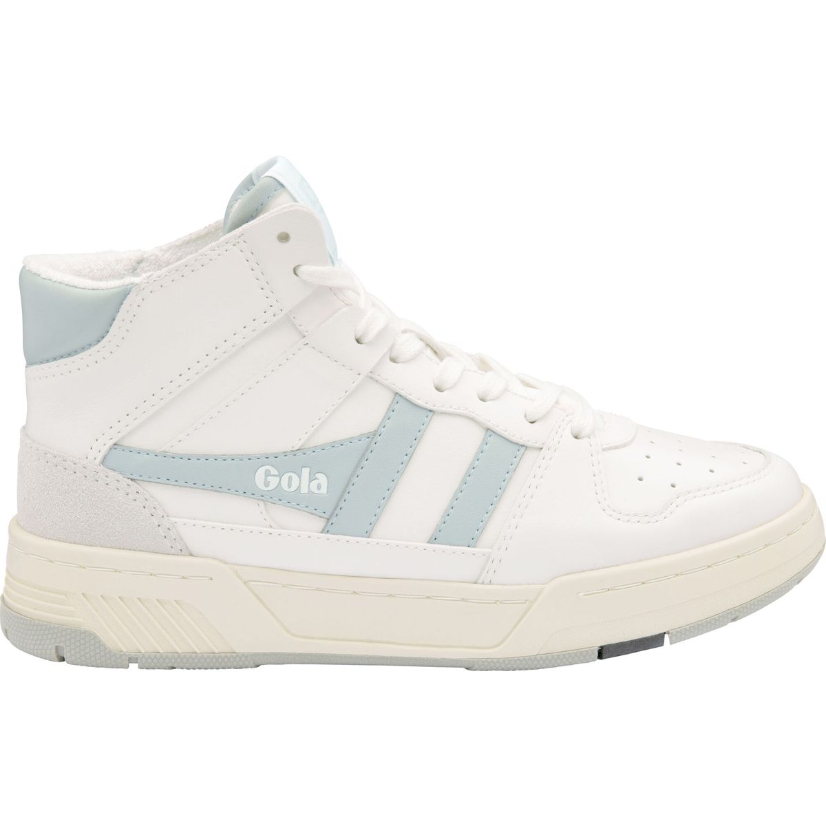 Gola Allcourt High Sneaker Women white/ice blue (XE) 8 CLB534-XE-8-whiteiceblue