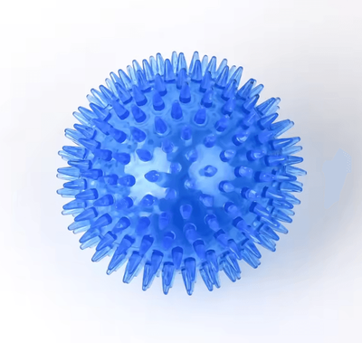 Inspire Essentials Squeaky Chew Ball Dog Toy For Teeth Cleaning And Training a s 6.5cm