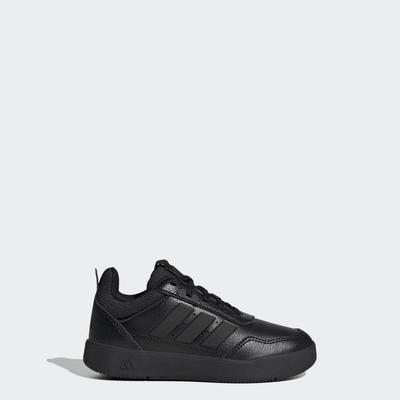 Sneaker ADIDAS SPORTSWEAR "TENSAUR SPORT 3.0 K", Mädchen, Gr. 36, schwarz (core schwarz, core schwarz, core schwarz), Synthetik, Textil, Schuhe Sneaker