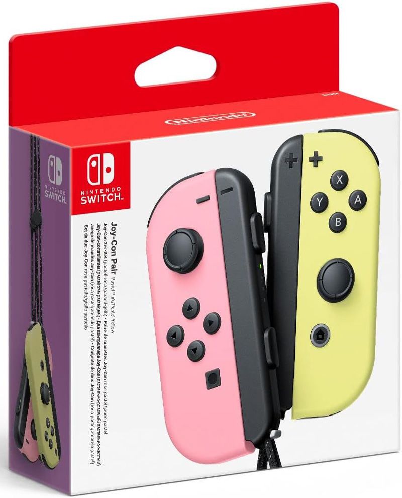 Joy-Con Ohjain Pari Pastelli Pinkki / Pastelli Keltainen Nintendo Switch