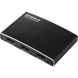 SpeaKa Professional SP-HDMIS-210 3 Port HDMI-Splitter Ultra HD-fähig 3480 x 2160 Pixel Schwarz SP-13803912