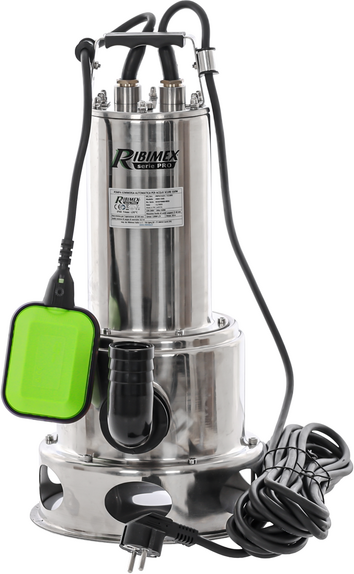Ribimex PRPVC552V - Pompa sommersa elettrica per acque scure - 550 W