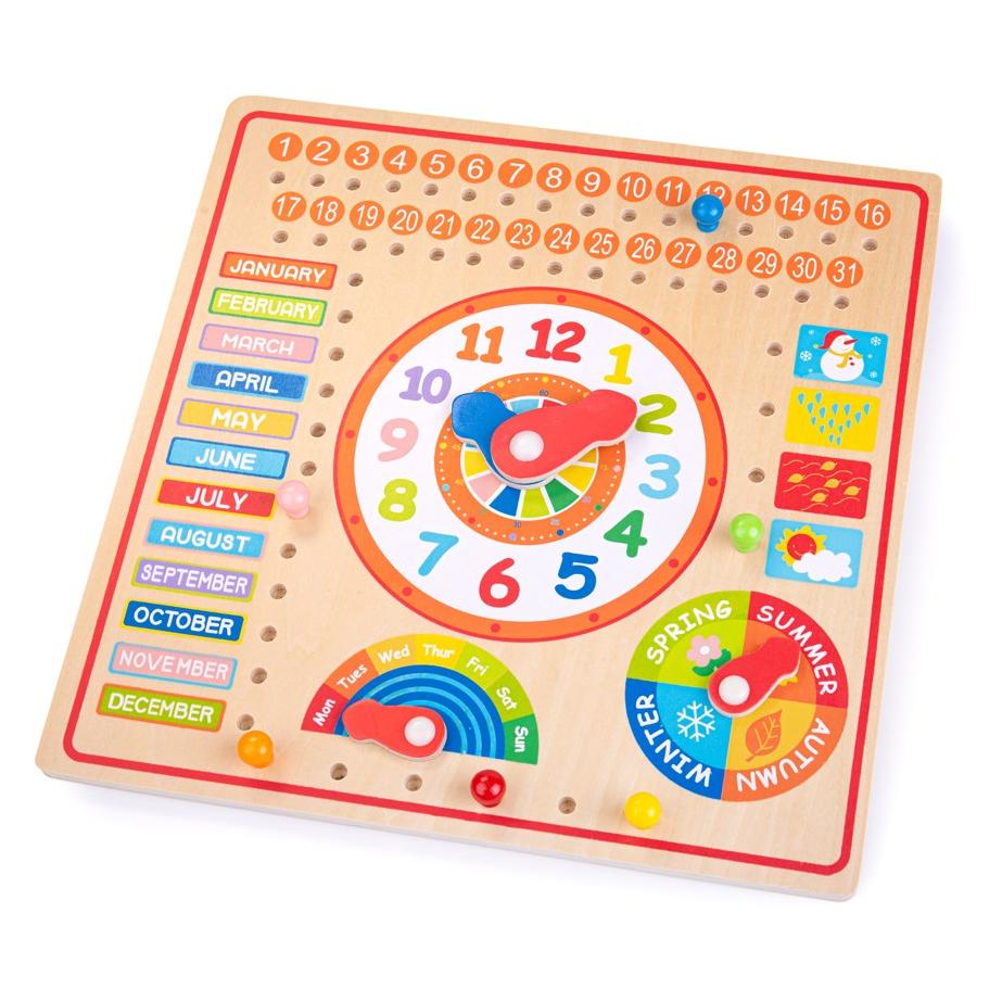 Bigjigs Kalender, Uhr Tage und Monate (BJ526)