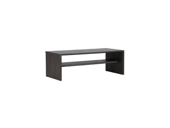Zeitloser Couchtisch „Telemarket“ 100 x 50 cm Schwarz VE DESIGN