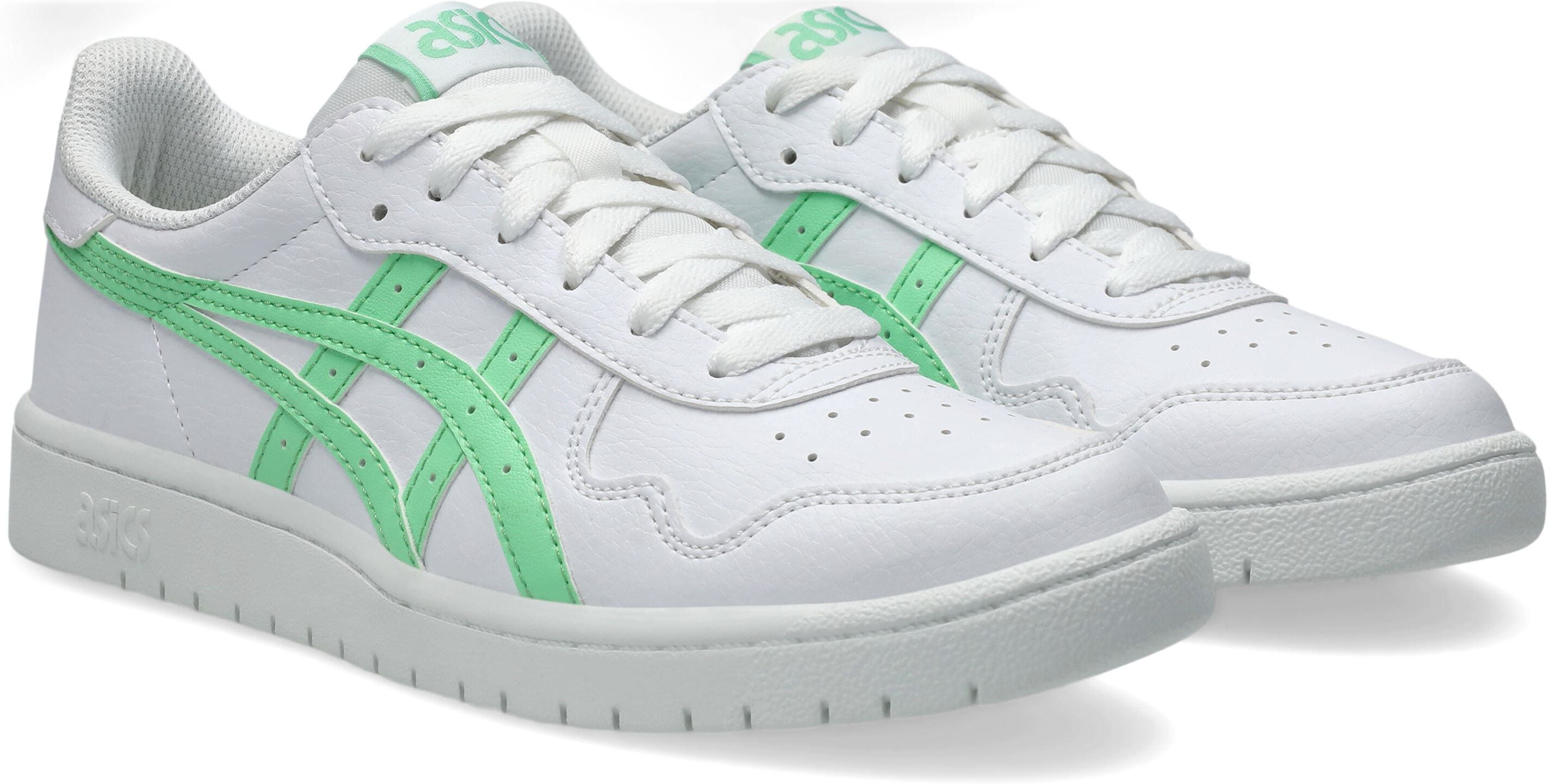Sneaker ASICS SPORTSTYLE "JAPAN S", Damen, Gr. 37, weiss (weiß, menthol), Synthetik, Schuhe Sneaker weiß, menthol 37