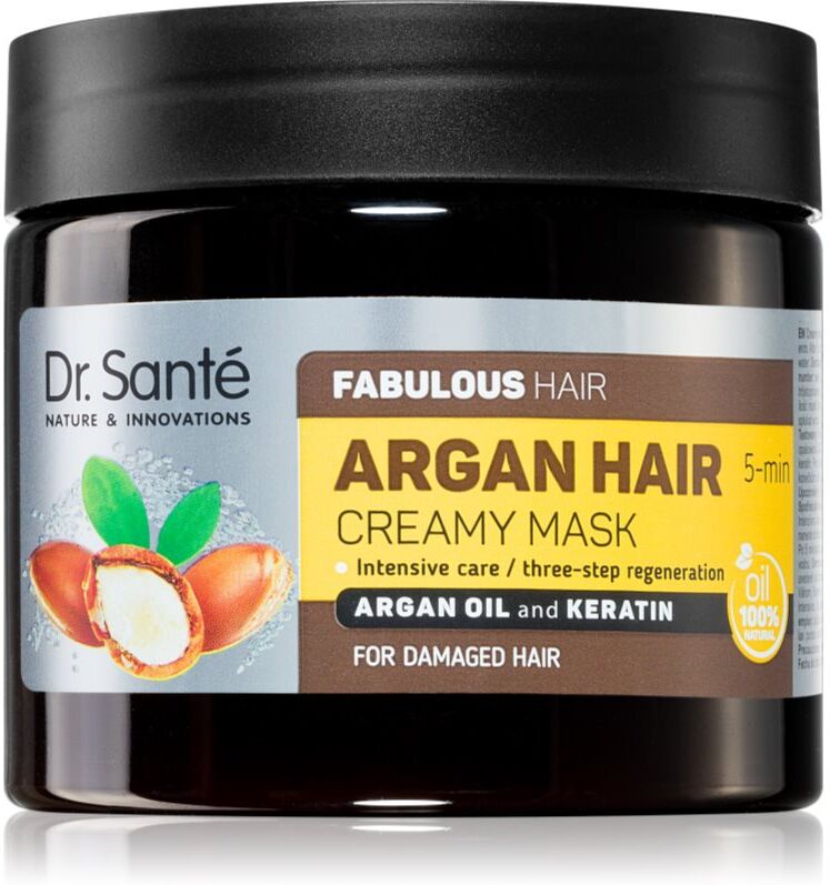 Dr. Santé Argan masque crème pour cheveux abîmés 300 ml