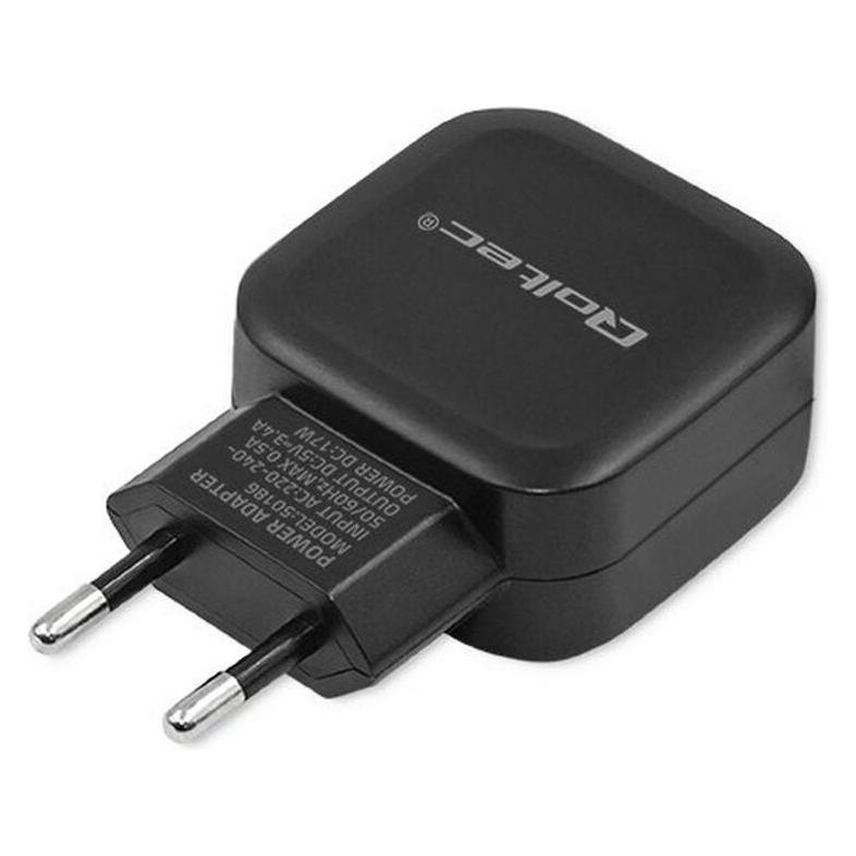 Qoltec 50186 Ladegerät für Mobilgeräte Indoor (17 W, 2 Ports) (50186)