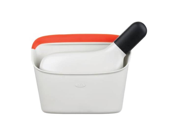 OXO Good Grips Kompaktes Kehrschaufel-Set aus Handfeger und Besen